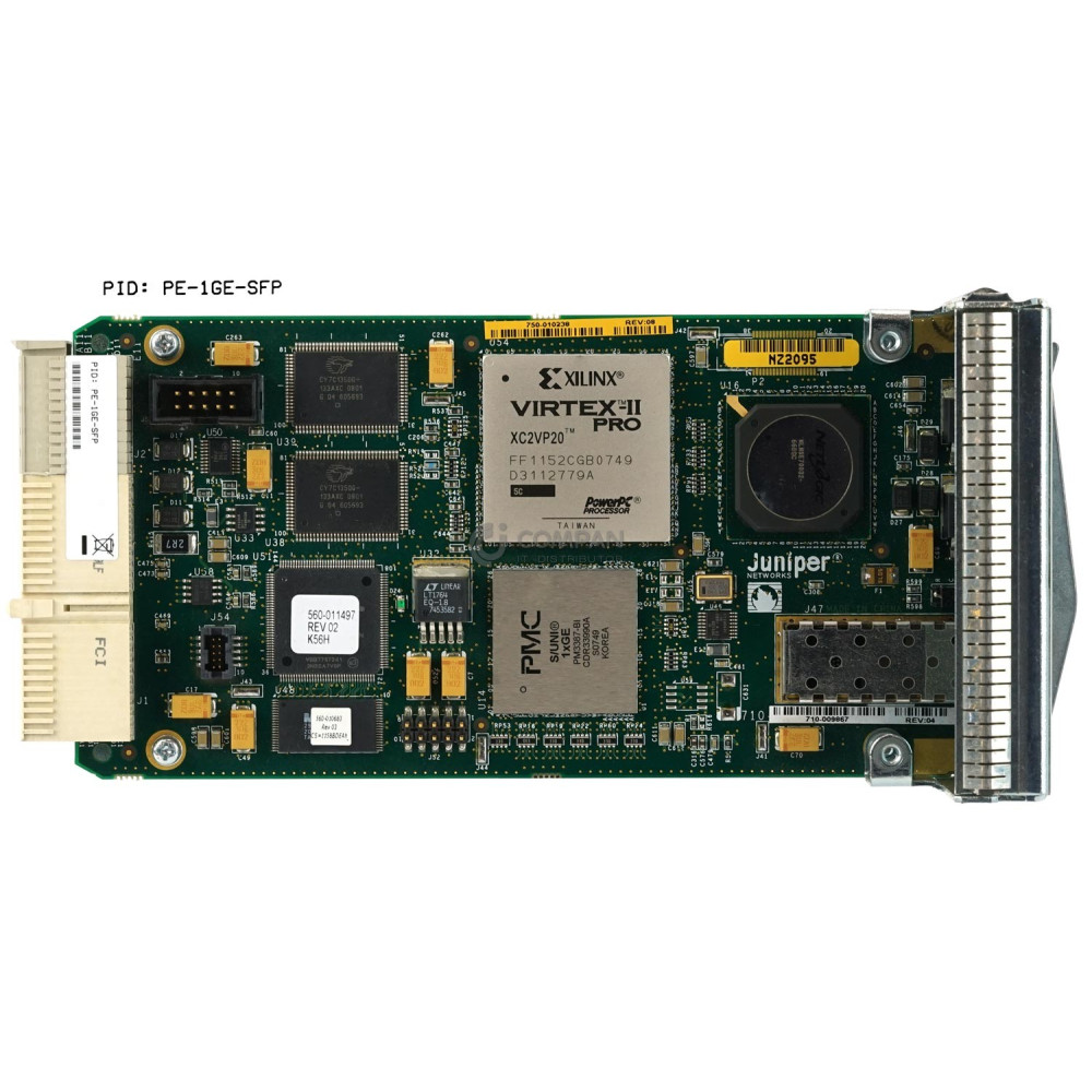 PE-1GE-SFP JUNIPER 1GB SFP MODULE FOR JUNIPER NETWORKS M7I CHASSIS